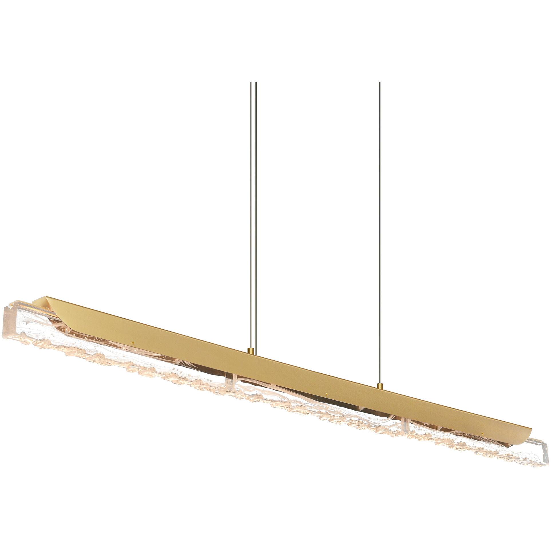 Valira LED 47 inch Brass Chandelier Ceiling Light