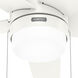 Bardot 44 inch Fresh White with Fresh White/Light Oak Blades Ceiling Fan