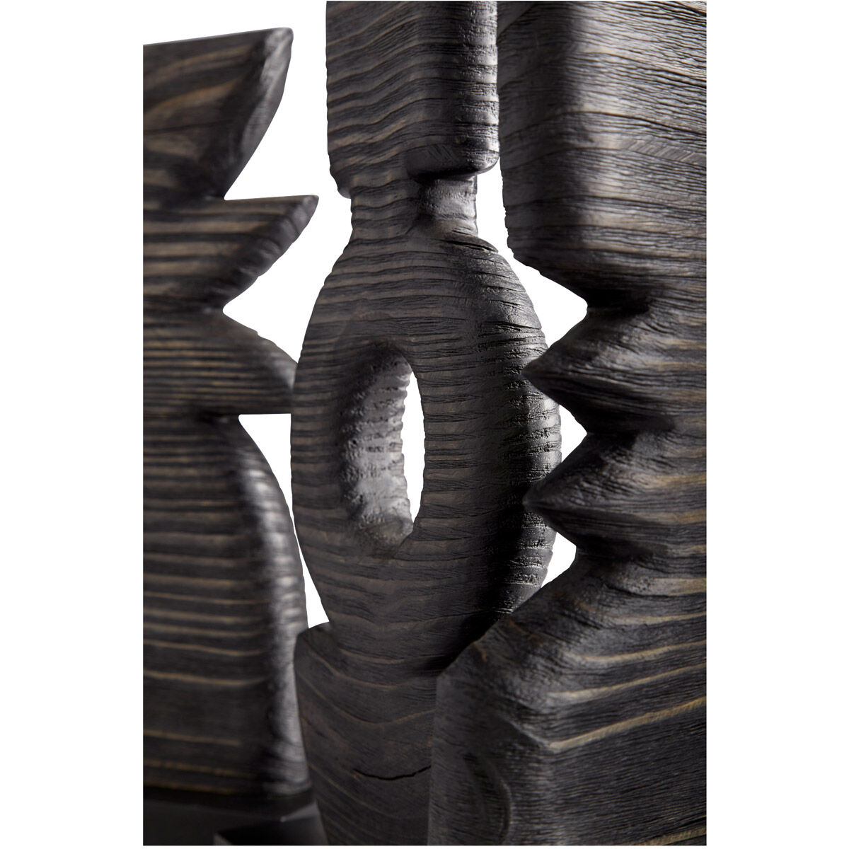 Dark 17 X 9 inch Sculpture, Crescent