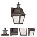 Amwell 1 Light 13.5 inch Bronze Small Outdoor Wall Lantern