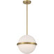 Vanderlane LED 11.75 inch Legacy Brass Pendant Ceiling Light