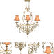 Springdale 3 Light 32 inch Antique Brass Chandelier Ceiling Light