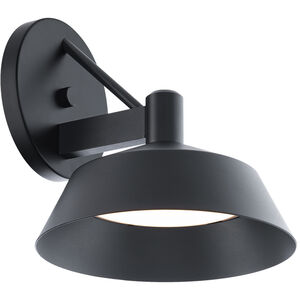 Rockport LED 11 inch Black Outdoor Wall Light, dweLED
