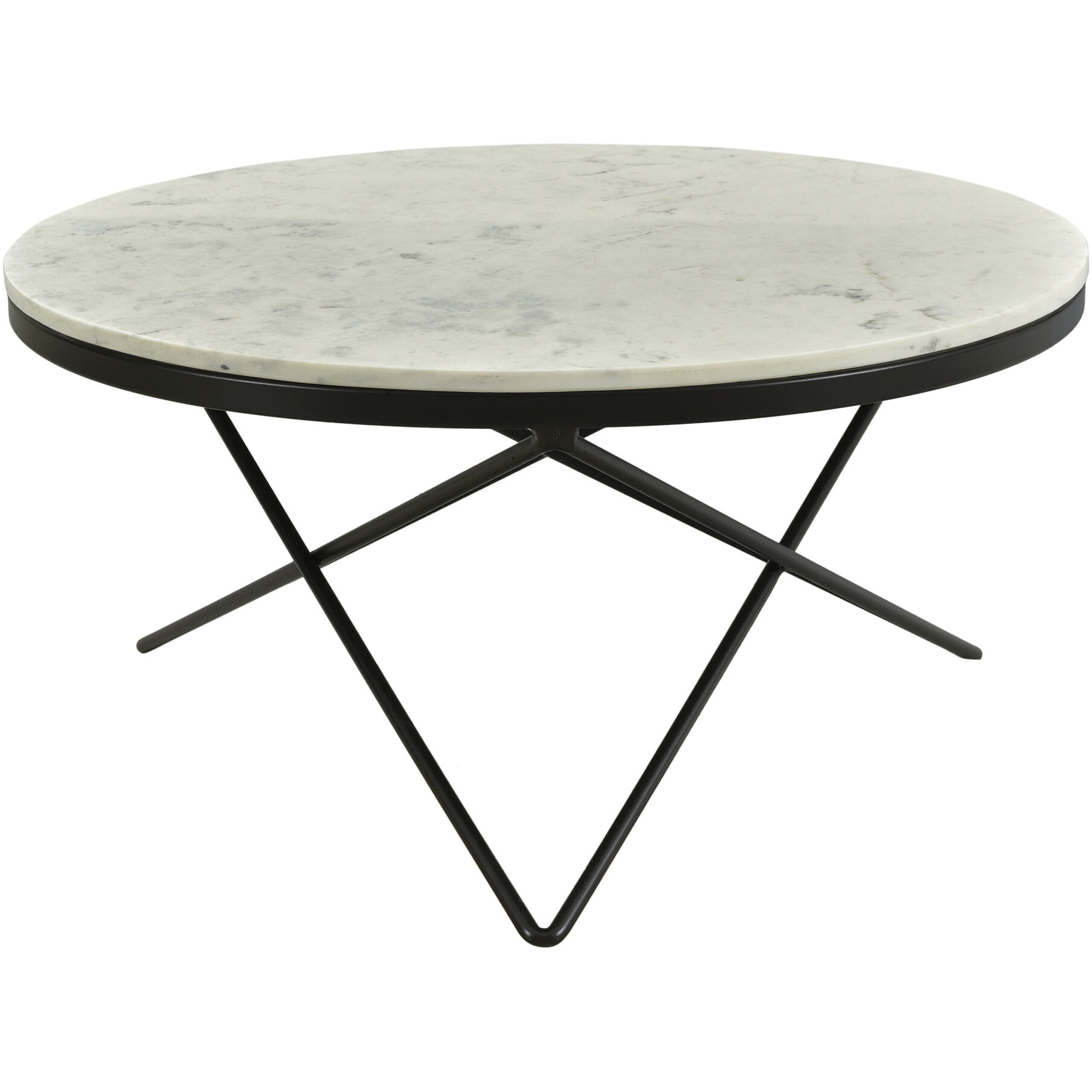 Haley 32 X 32 inch Black Coffee Table