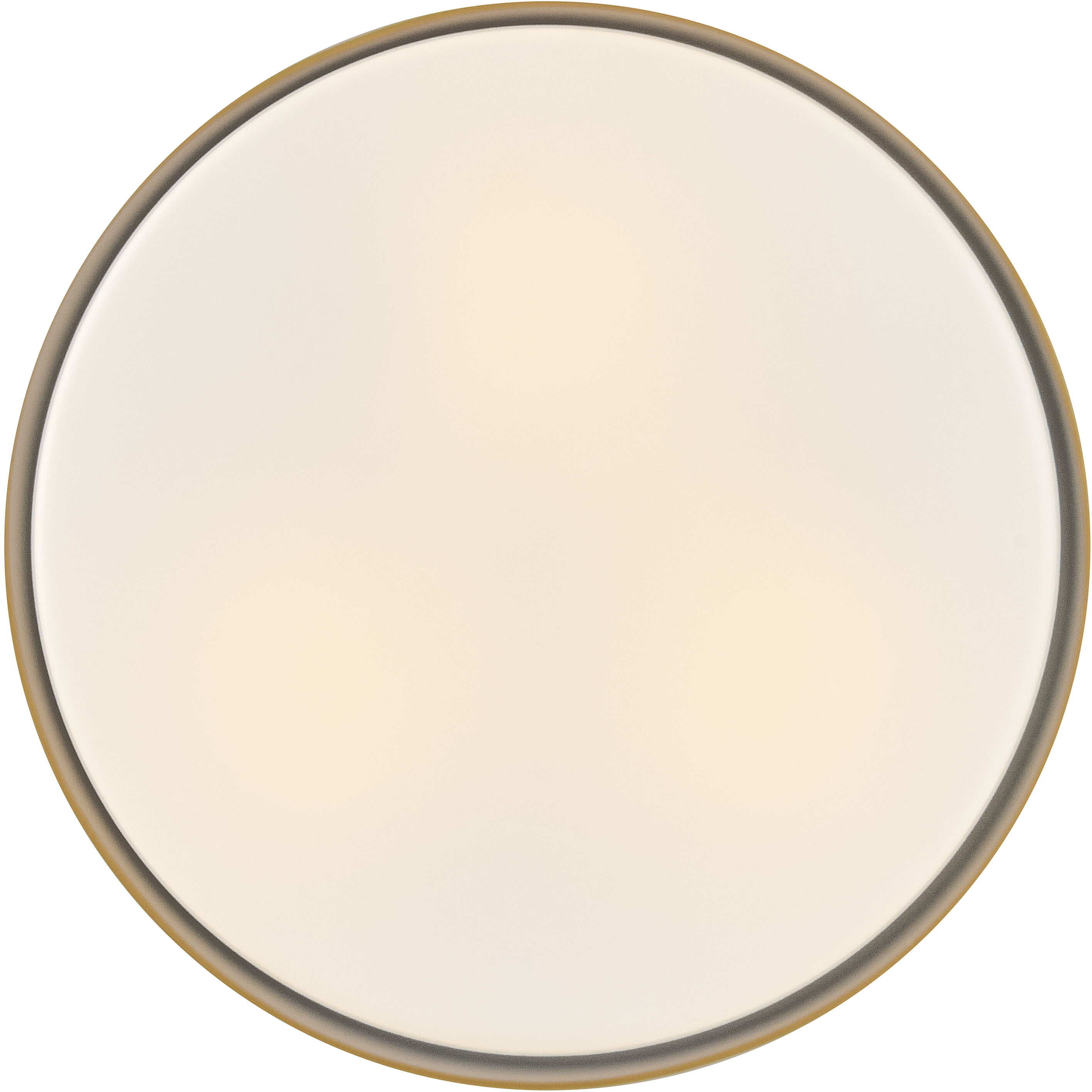 Cedric 3 Light 18 inch Lacquered Brass Flush Mount Ceiling Light