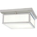 Daventry 2 Light 13 inch Chrome Flush Mount Ceiling Light