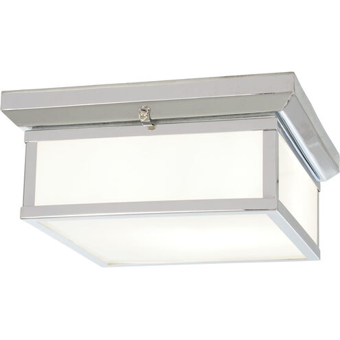 Daventry 2 Light 13 inch Chrome Flush Mount Ceiling Light