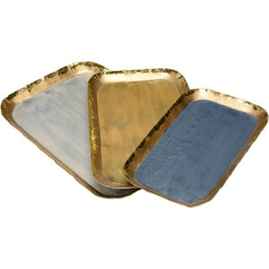 Wildwood Gray/Gold/Pearl Trays, Set of 3