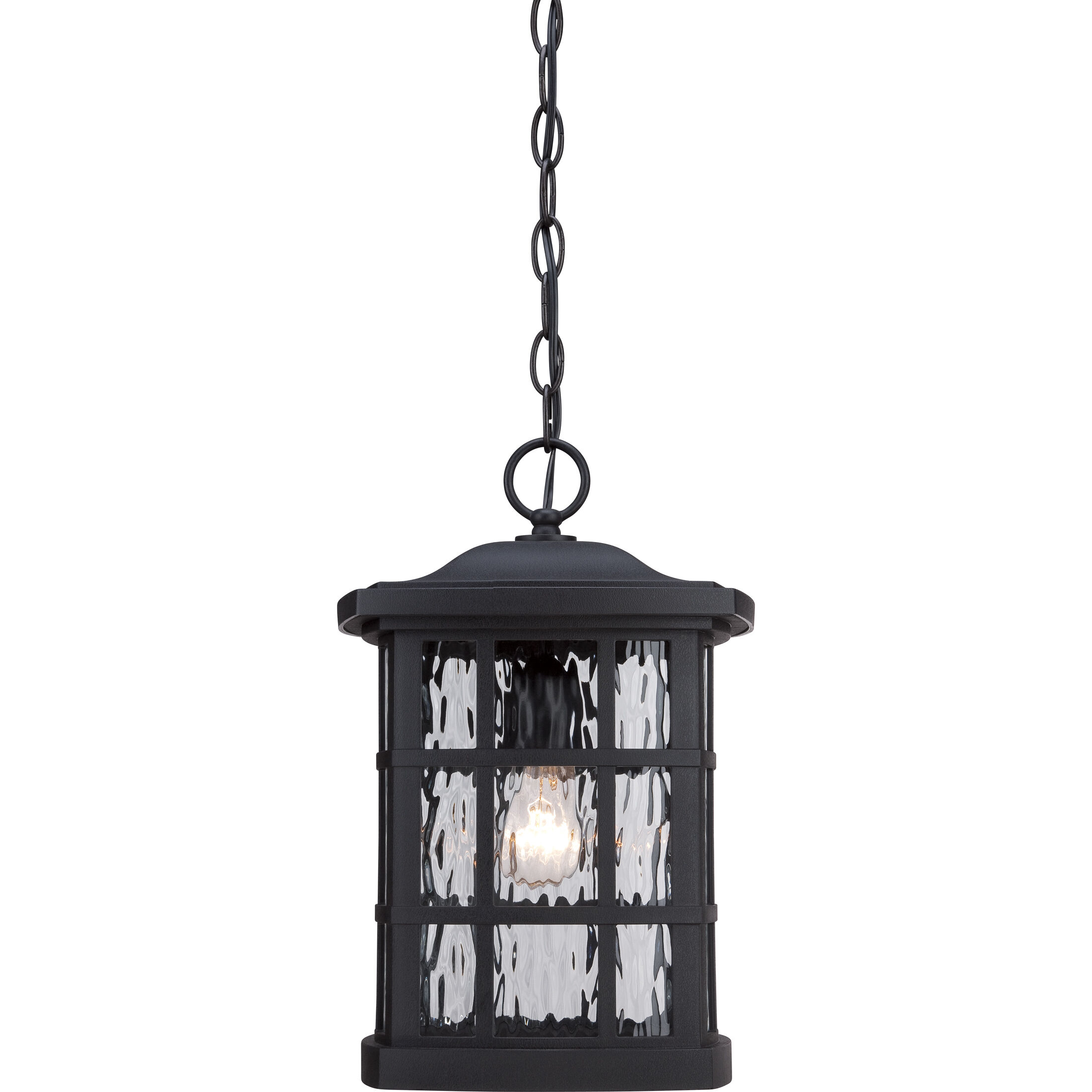 Stonington 1 Light 10 inch Mystic Black Outdoor Hanging