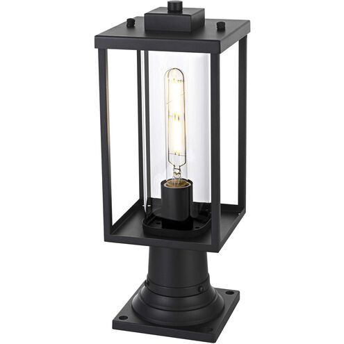 Memphis 1 Light 16.5 inch Black Outdoor Post Light