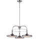 Houston LED 30 inch Polished Nickel Chandelier Ceiling Light