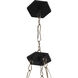 Bodie 9 Light 36 inch Havana Gold and Carbon Chandelier Ceiling Light