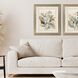 Waterside Collection Sloped Profile Champagne Gold With Dark Wash Framed Art