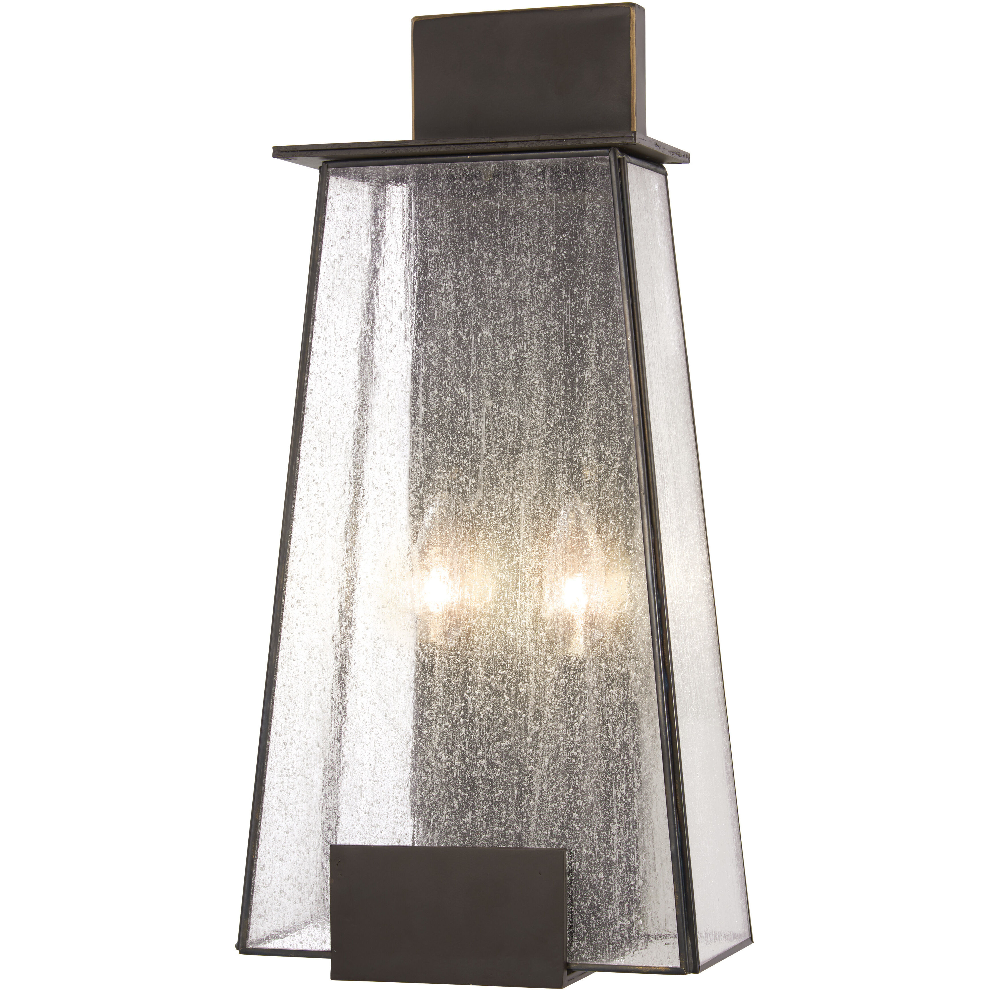 Bistro Dawn 2 Light 18 inch Dakota Bronze Outdoor Wall Mount, Great Outdoors