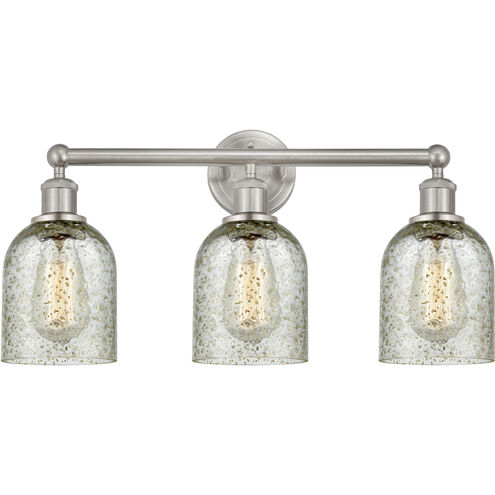 Edison Caledonia 3 Light 23 inch Brushed Satin Nickel Bath Vanity Light Wall Light in Mica Glass