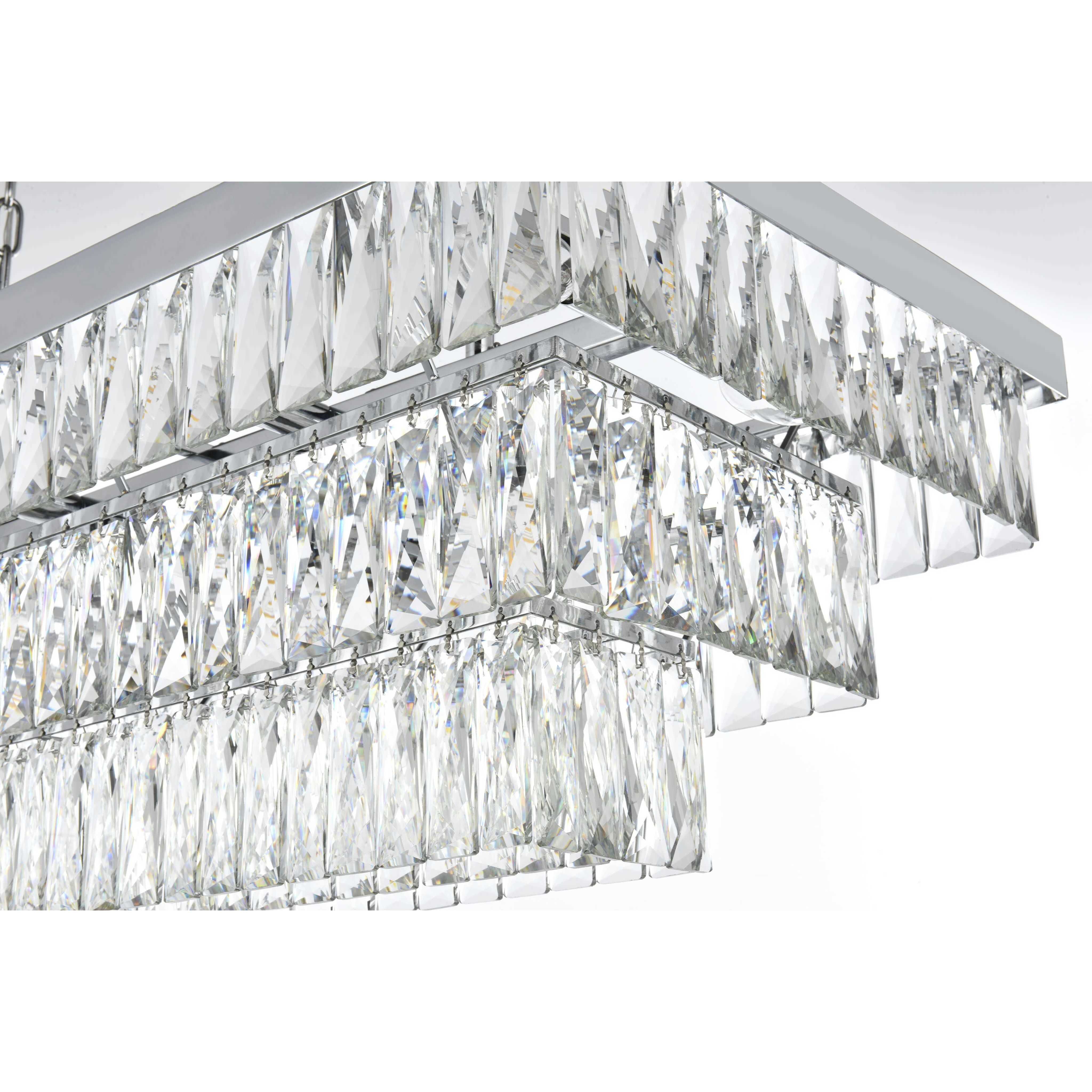 Josephine 12 Light 16 inch Chrome Chandelier Ceiling Light