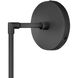Warby 1 Light 8 inch Black Indoor Wall Sconce Wall Light in Clear