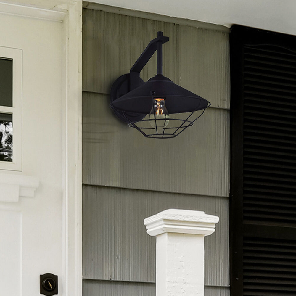 Briggs 1 Light 10 inch Black Outdoor Down Light