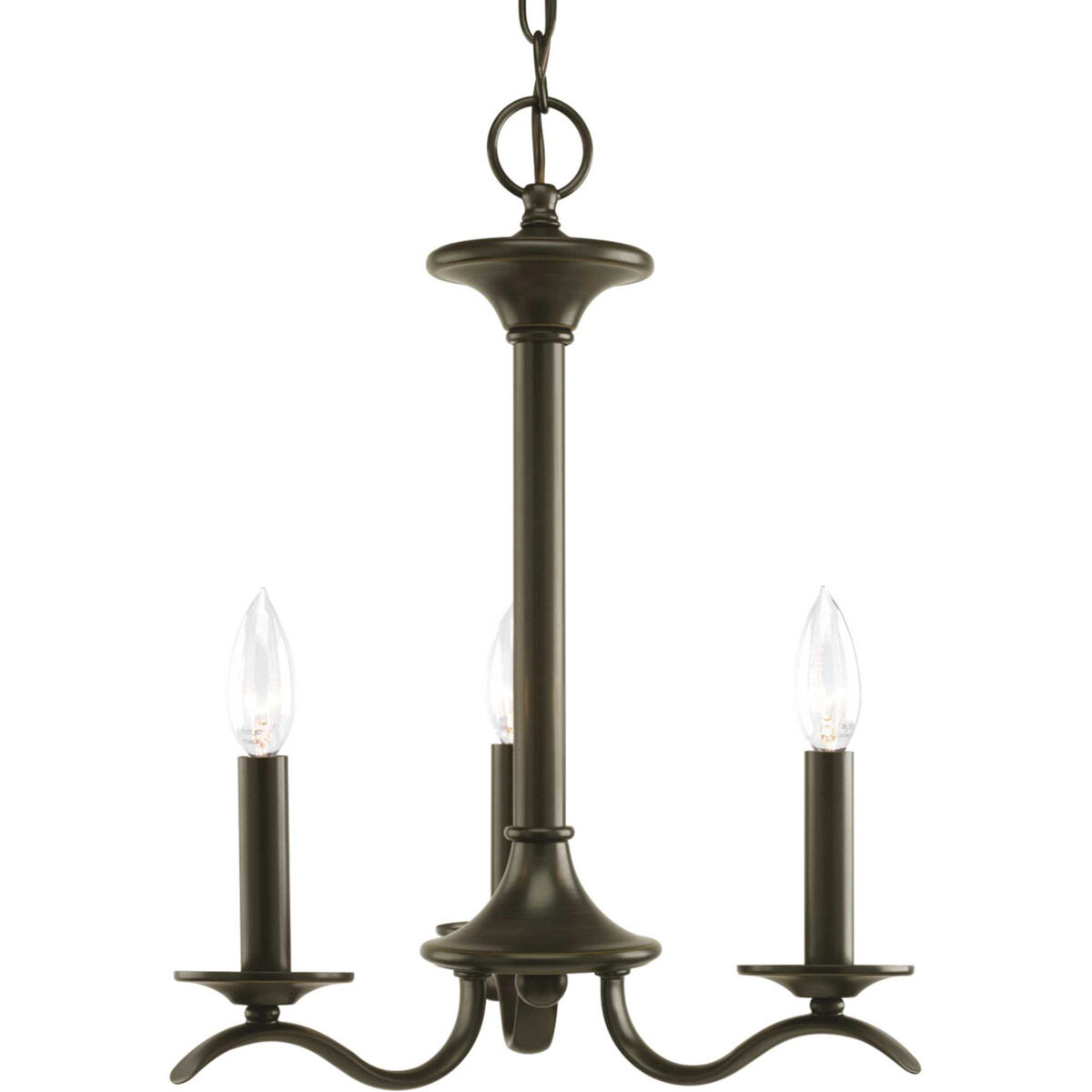 Briscoe 3 Light 17 inch Antique Bronze Chandelier Ceiling Light