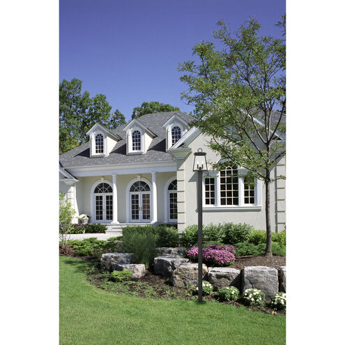 Broughton 4 Light 115.75 inch Black Outdoor Post Mounted Fixture