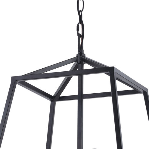 Hayes LED 16 inch Black Pendant Ceiling Light