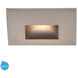 LEDme Step and Wall Lights 277 3.9 watt Brushed Nickel Step Light in Red, LED, 22.62 inch