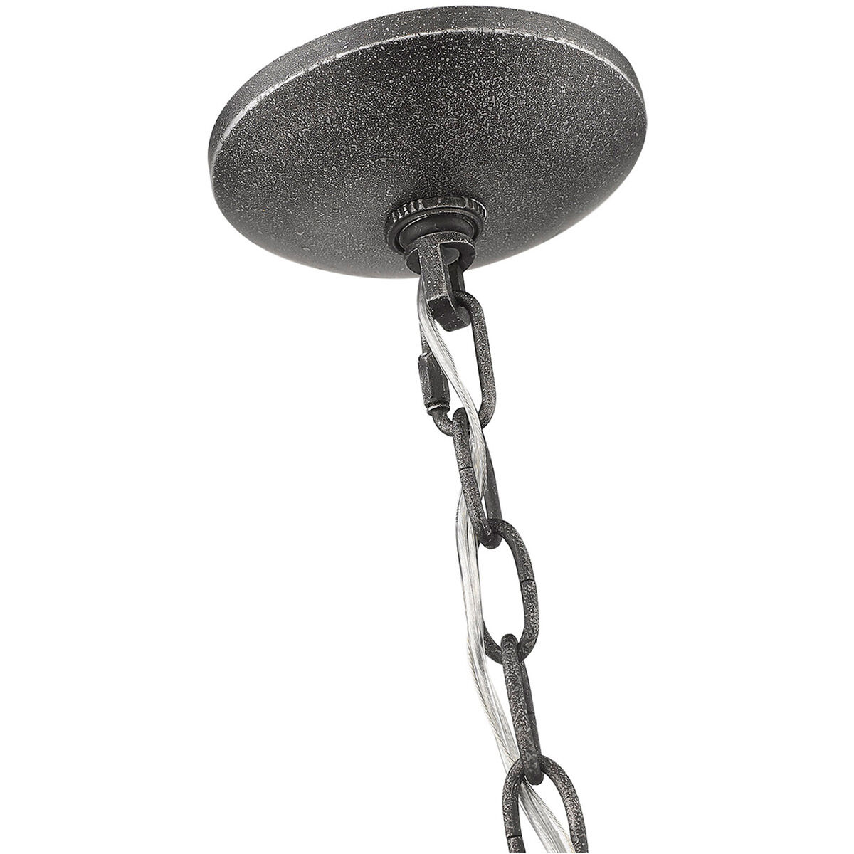 Grayson 9 Light 28 inch Antique Gray Chandelier Ceiling Light