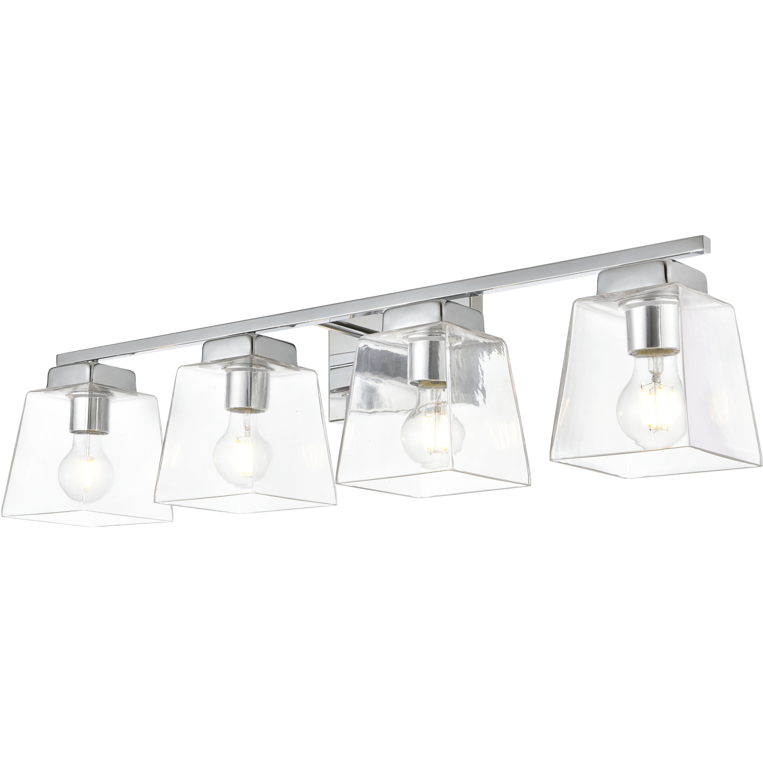 Merrick 4 Light 32 inch Chrome Bath Sconce Wall Light