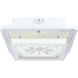 Brentwood LED 9.57 inch White Flush Mount Ceiling Light