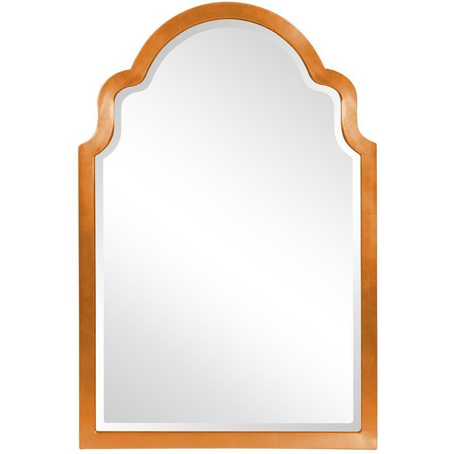 Sultan 36 X 24 inch Glossy Orange Wall Mirror 
