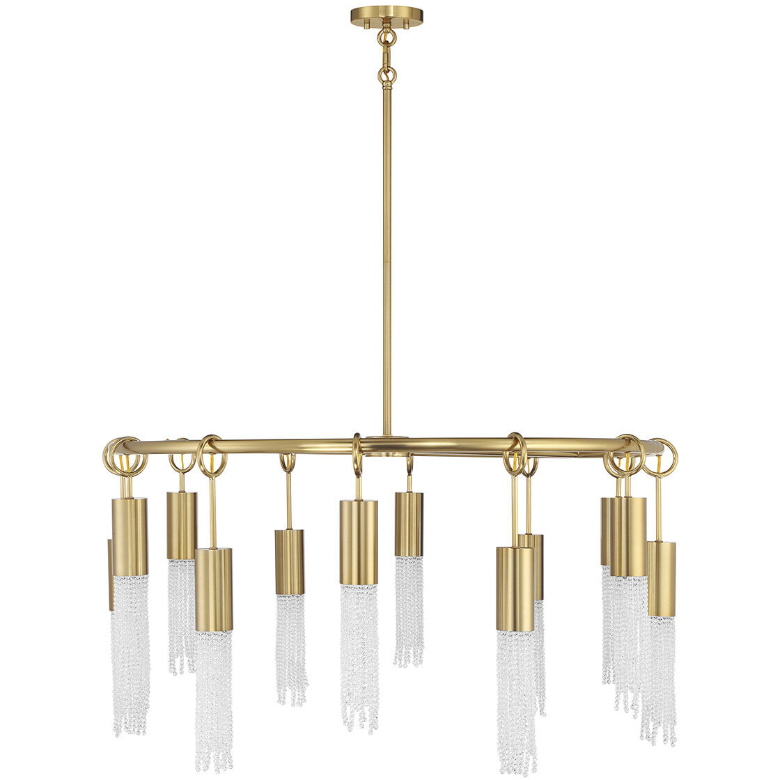 Chelsea 12 Light 40 inch Warm Brass Chandelier Ceiling Light