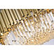 Canada 6 Light 16 inch Gold Chandelier Ceiling Light