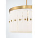 Coronelle 3 Light 16 inch Legacy Brass Convertible Semi-Flush Ceiling Light