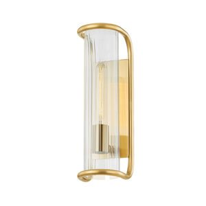 Fillmore 1 Light 5.5 inch Aged Brass Wall Sconce Wall Light