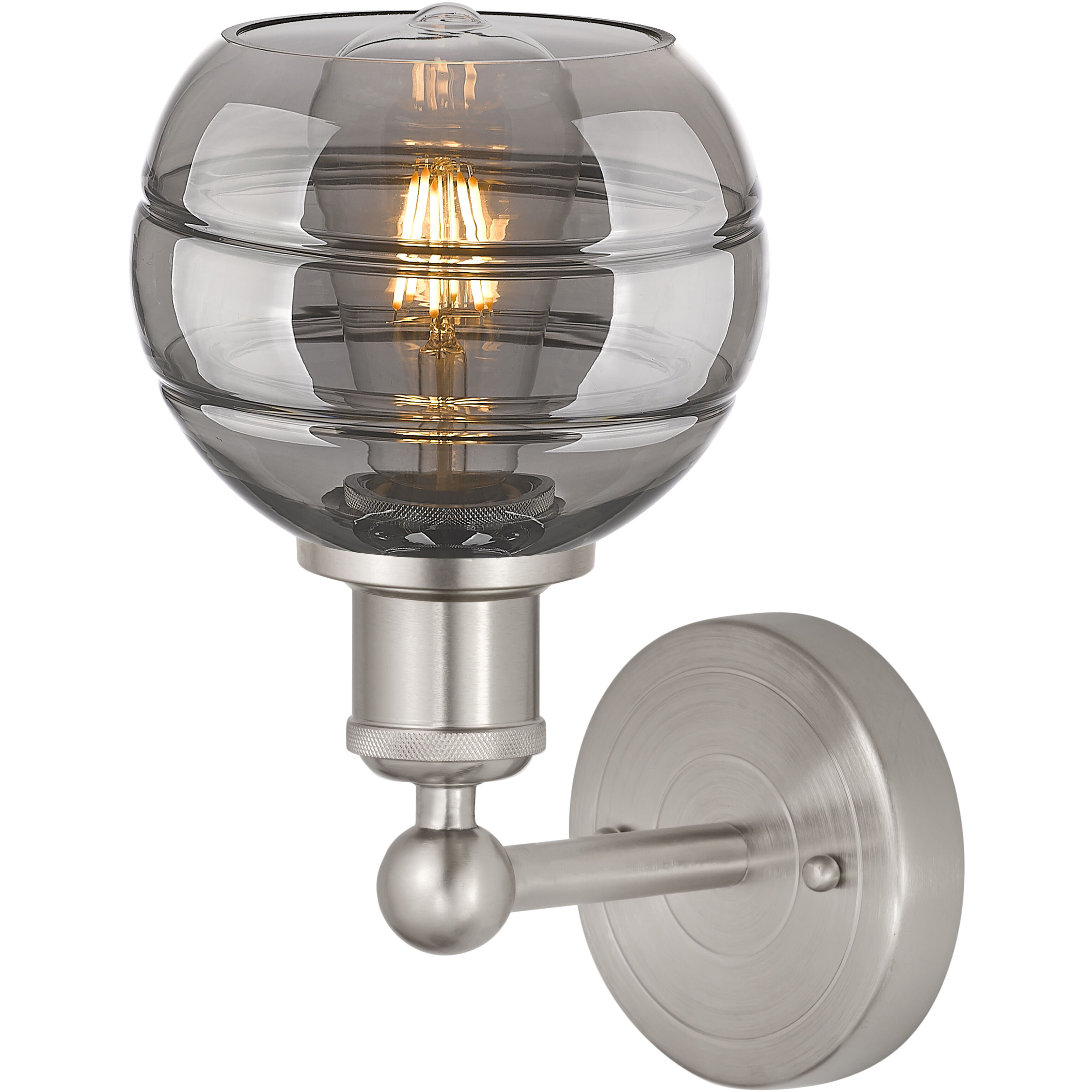 Edison Rochester 1 Light 5.88 inch Brushed Satin Nickel Sconce Wall Light