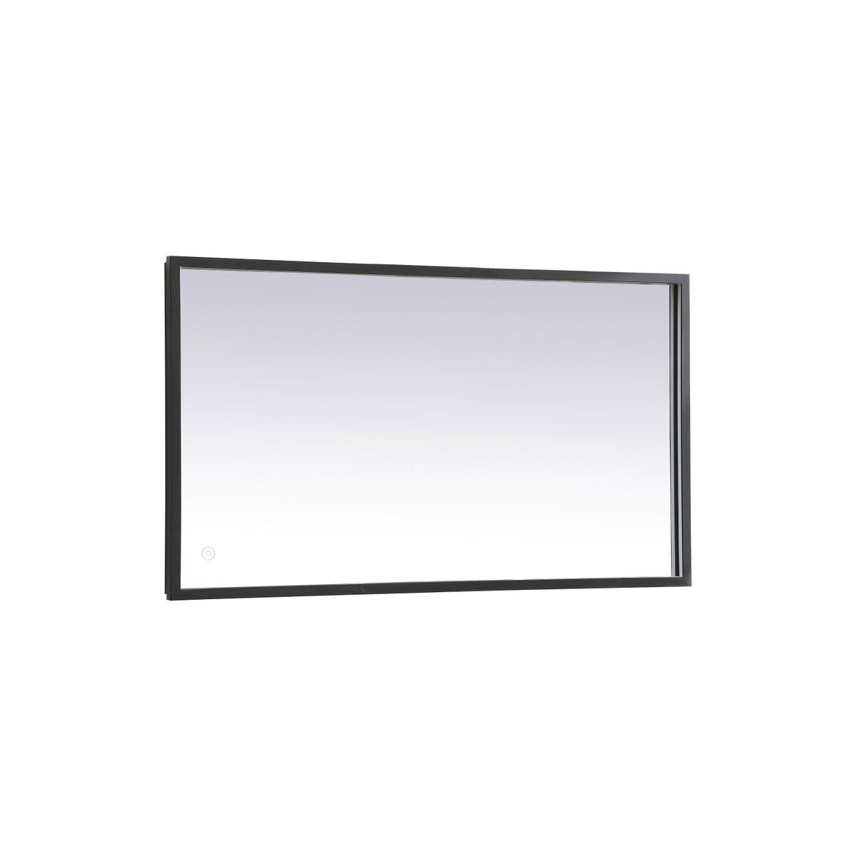 Pier 36 X 18 inch Black LED Mirror