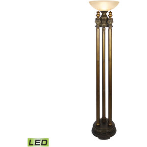Athena 72 inch 9.50 watt Athena Bronze with White Floor Lamp Portable Light in LED