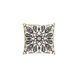 Vincent 20 X 20 inch Charcoal and Peach Throw Pillow