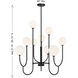 Chester 9 Light 30 inch Matte Black Chandelier Ceiling Light