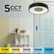 Hazel 1 Light 18 inch Black Flush Mount Ceiling Light