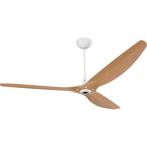 Haiku 84 inch White with Caramel Bamboo Blades Ceiling Fan