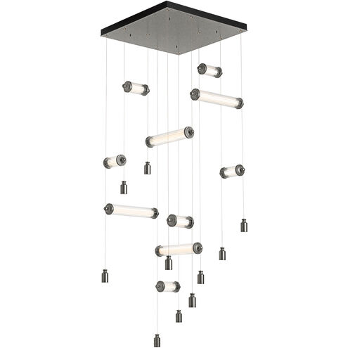 Libra LED 24.3 inch Natural Iron Pendant Ceiling Light, Square