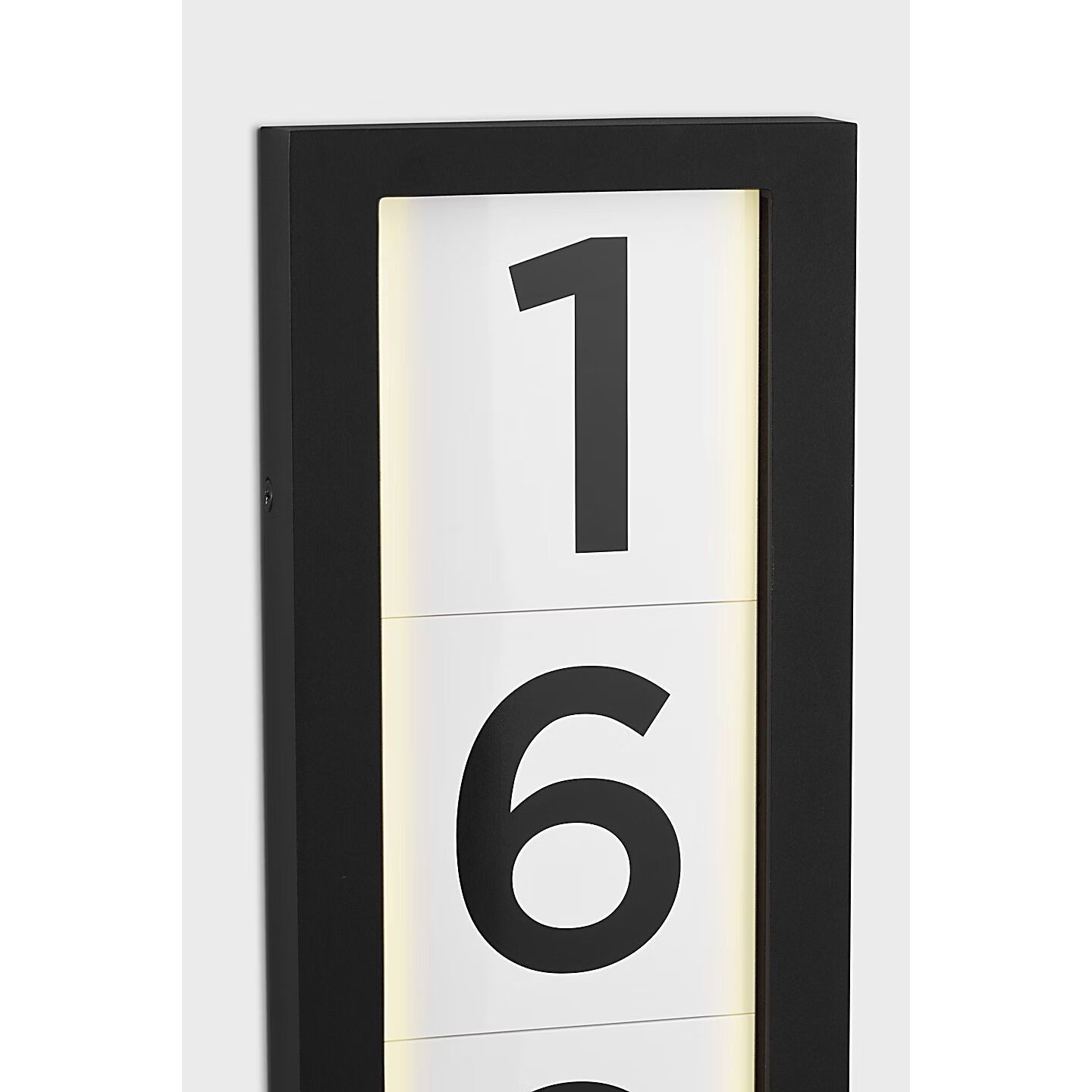 Address Light LED Textured Black Address Light