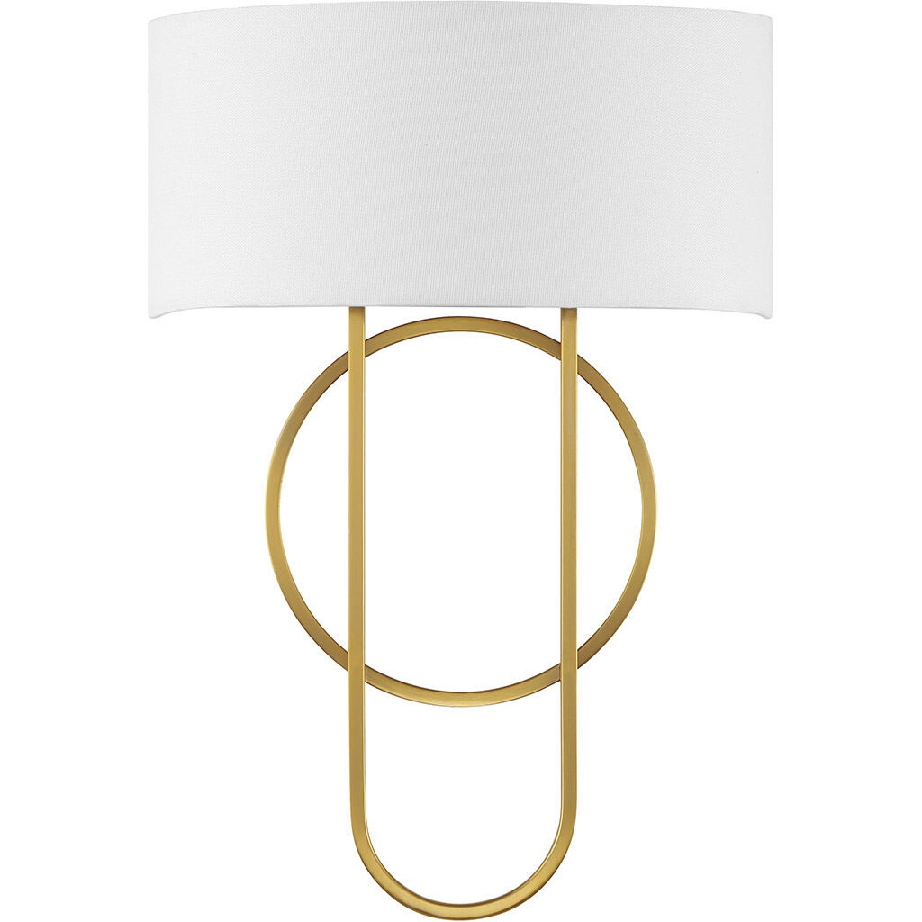 Tempe 2 Light 12 inch Warm Brass Sconce Wall Light