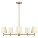 Vilera LED 33.25 inch Satin Brass Chandelier Ceiling Light