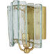 Duvernell 1 Light 7.5 inch Contemporary Gold Leaf Wall Sconce Wall Light