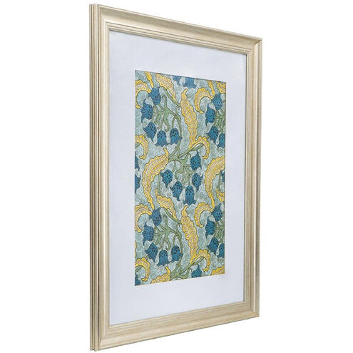 Smithsonian Gold/Green/Blue Wall Art, Floral