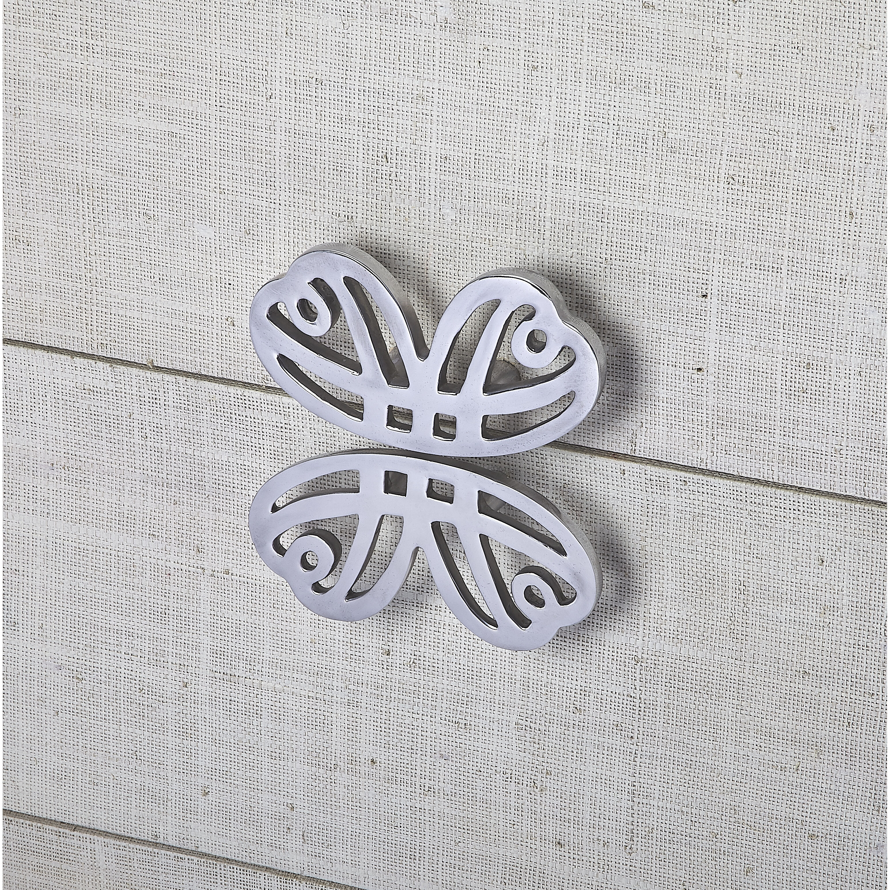 Butler Loft Felicia  White Raffia Chest/Cabinet