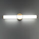 Santoro LED 25 inch Gold Vanity Light Wall Light