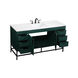 Eugene 60 X 22 X 33.5 inch Green Vanity Sink Set